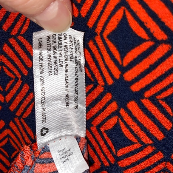 Merona Color Block Scoop Neck Midi Shift Dress - Picture 6 of 6